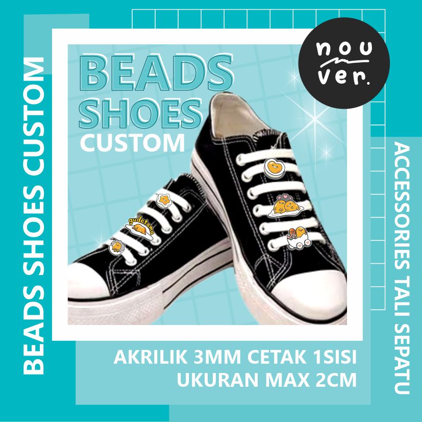 BEADS SHOES AKRILIK CUSTOM