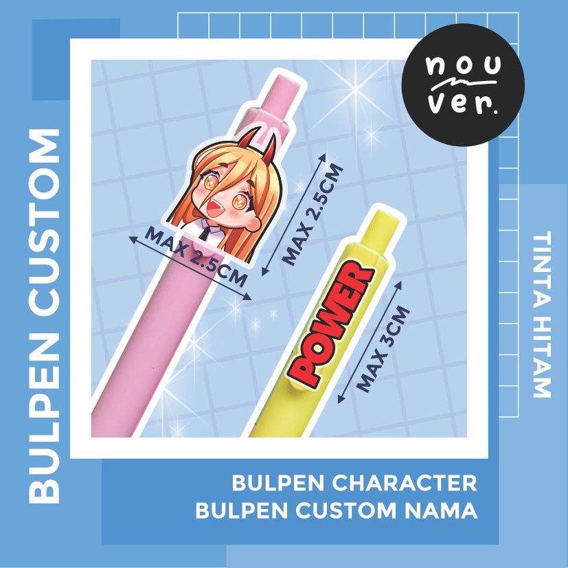 Bulpen / Bolpoin / Pulpen Akrilik Custom