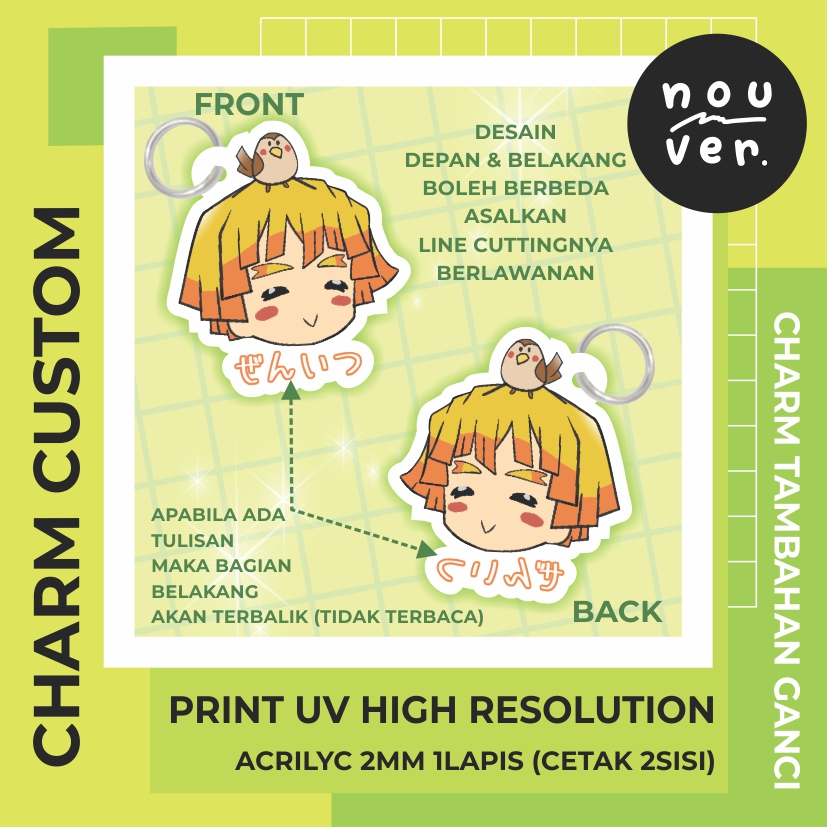 Mini Charm Akrilik Nouvershop