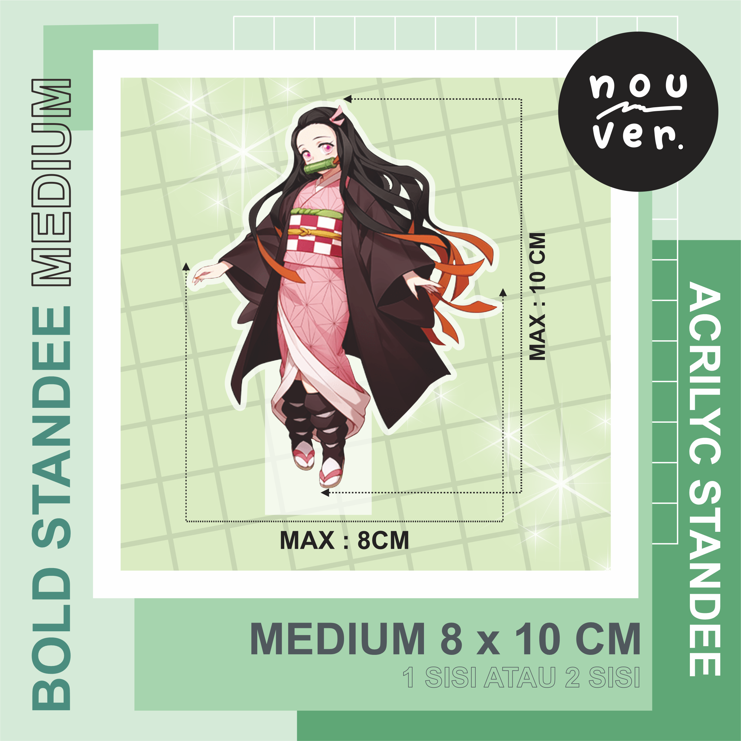 NOUVERSHOP CUSTOM BOLD STANDEE AKRILIK