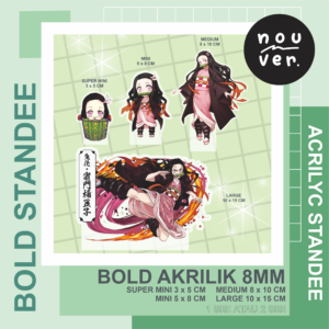 NOUVERSHOP CUSTOM BOLD STANDEE AKRILIK