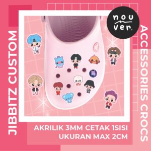 JIBBITZ CROCS AKRILIK CUSTOM