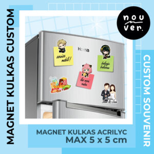Magnet Kulkas / Frige Magnet Akrilik Custom