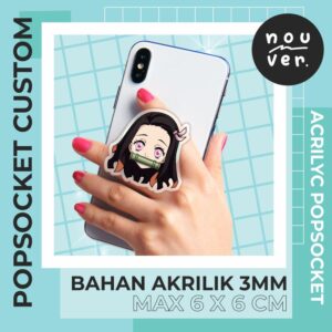 Popsocket Griptok HP Akrilik Custom Nouvershop