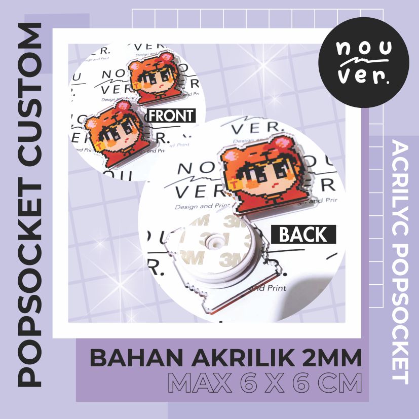 Popsocket Griptok HP Akrilik Custom Nouvershop