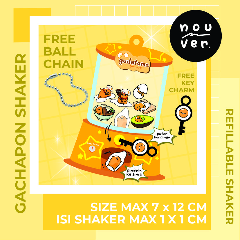 NOUVERSHOP ACRYLIC GACHAPON CUSTOM